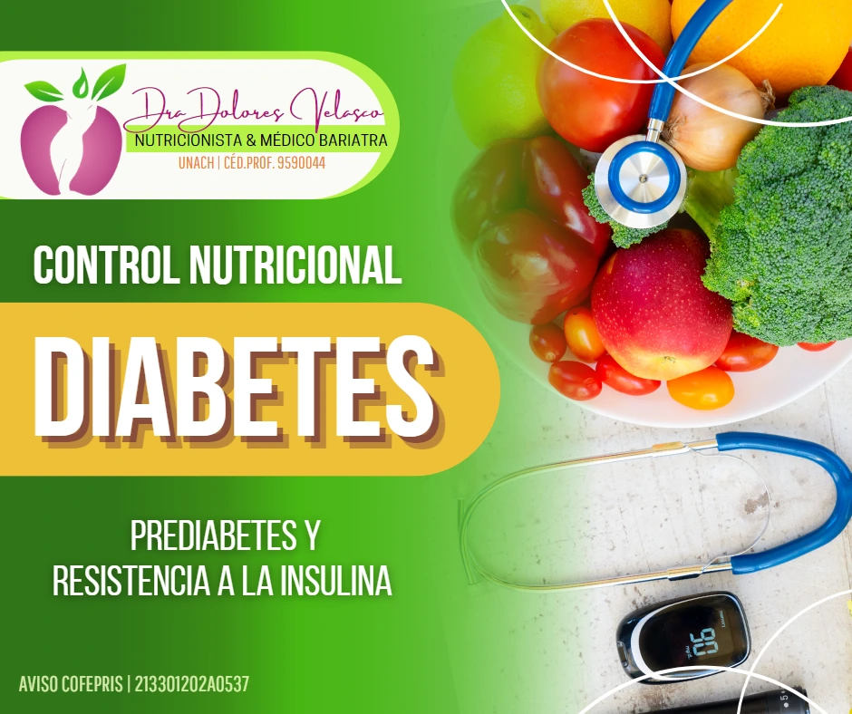 Control Nutricional para Diabetes, Prediabetes y Resistencia a la Insulina